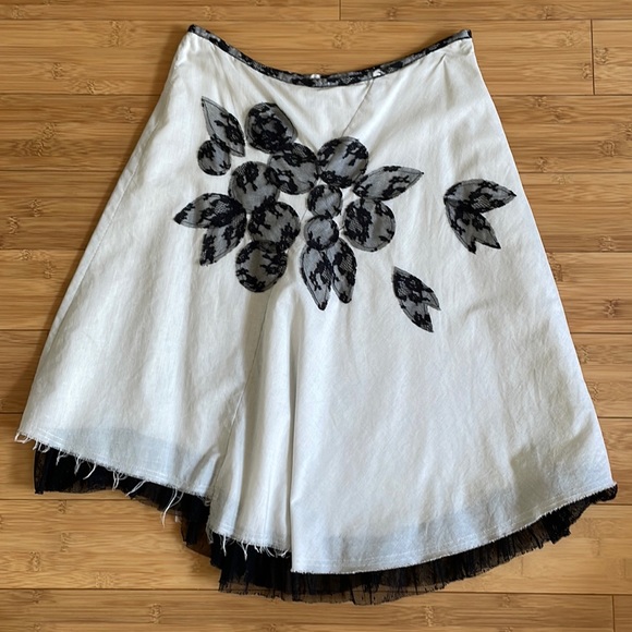 Free People Cotton A-Line Skirt - Picture 3 of 12